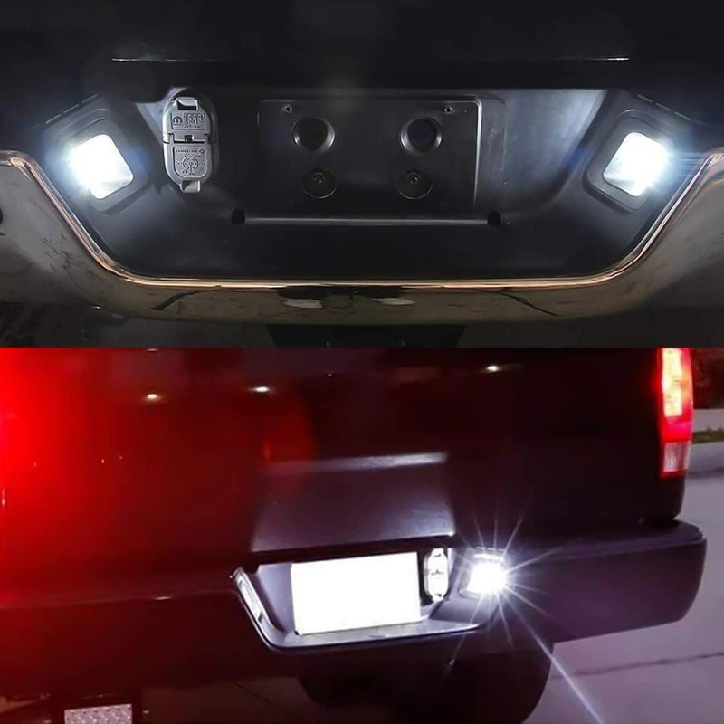 NFSpeeding License Plate Lights Fits for 2003-2018 RAM 1500 2500 3500 Pickup, Set of 2 Truck Number Lamps Assembly Led Tag Light Kit, 6000K White - Image 4